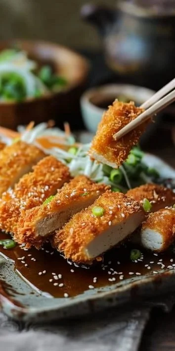 Tofu Tonkatsu Crujiente: Receta Deliciosa y Fácil