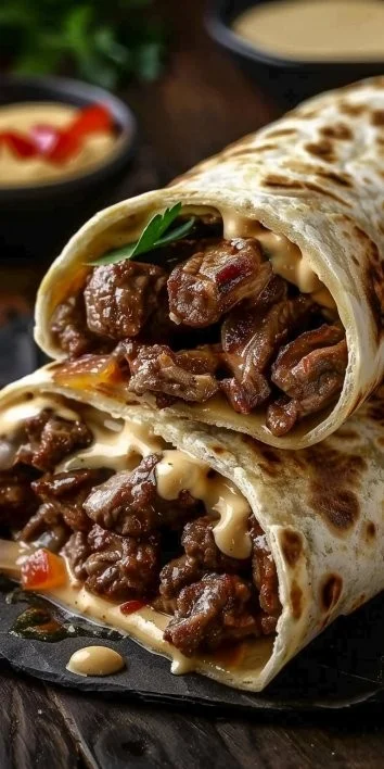 Wraps de carne deliciosa